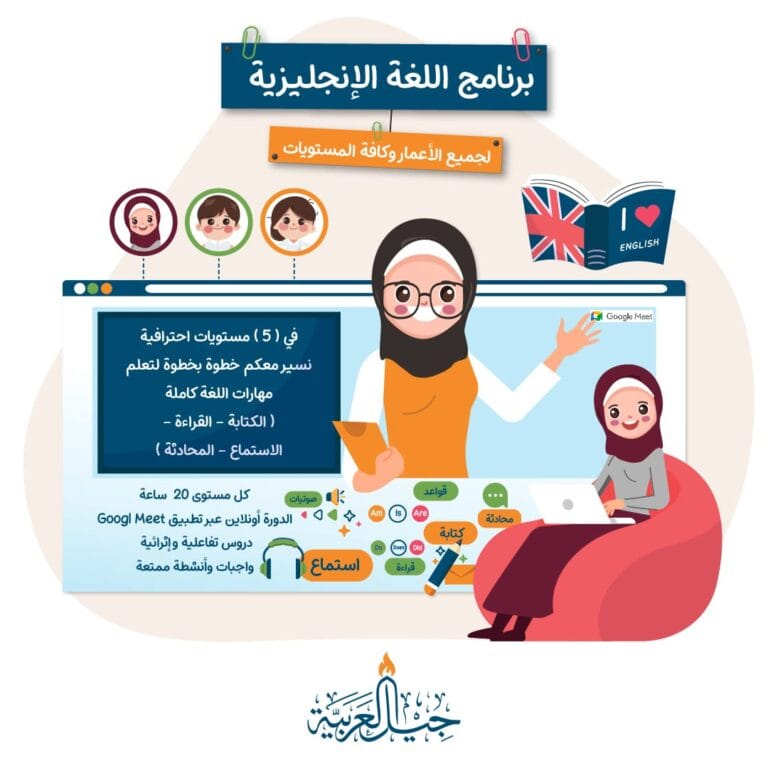 دورة اللغة الإنجليزية ( للكبار) المستوى الأول