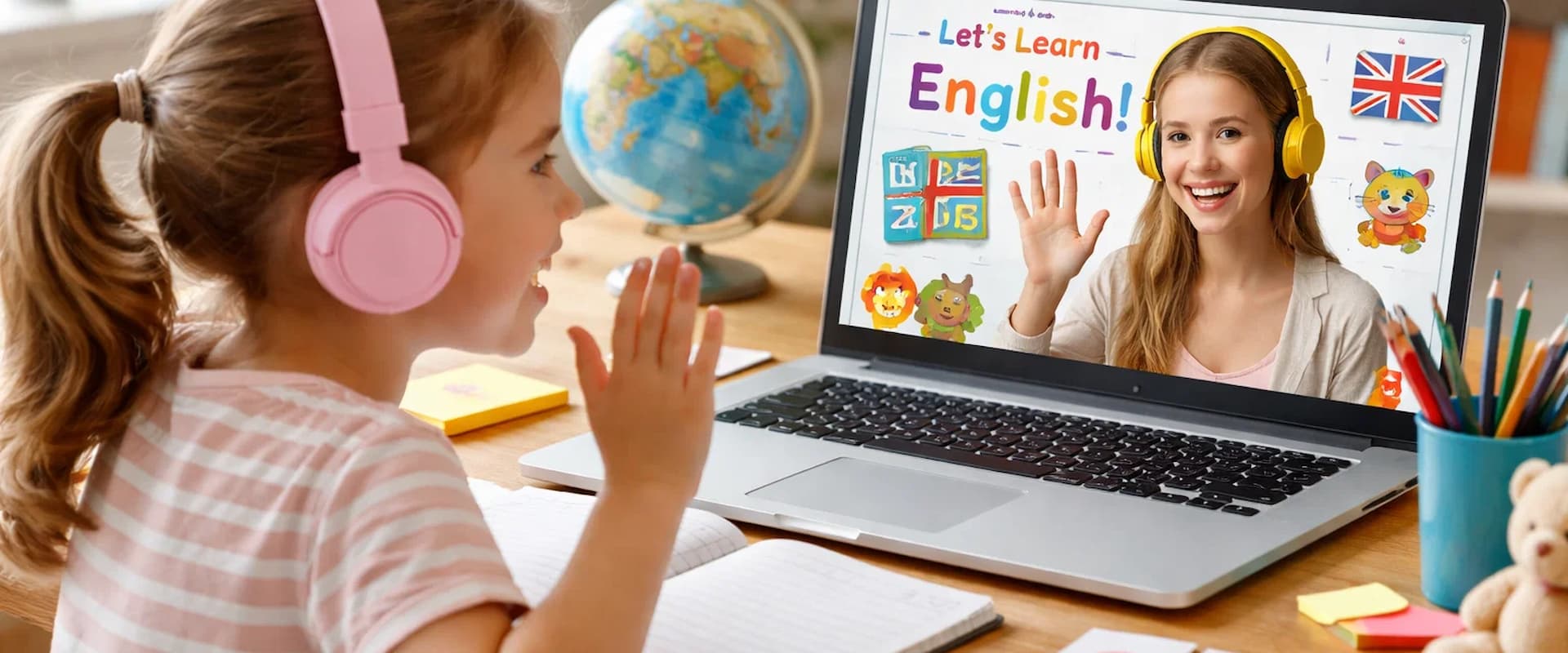 تعليم اللغة الإنجليزية أون لاين للأطفال